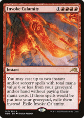 Invocar Calamidade / Invoke Calamity - Magic: The Gathering - MoxLand