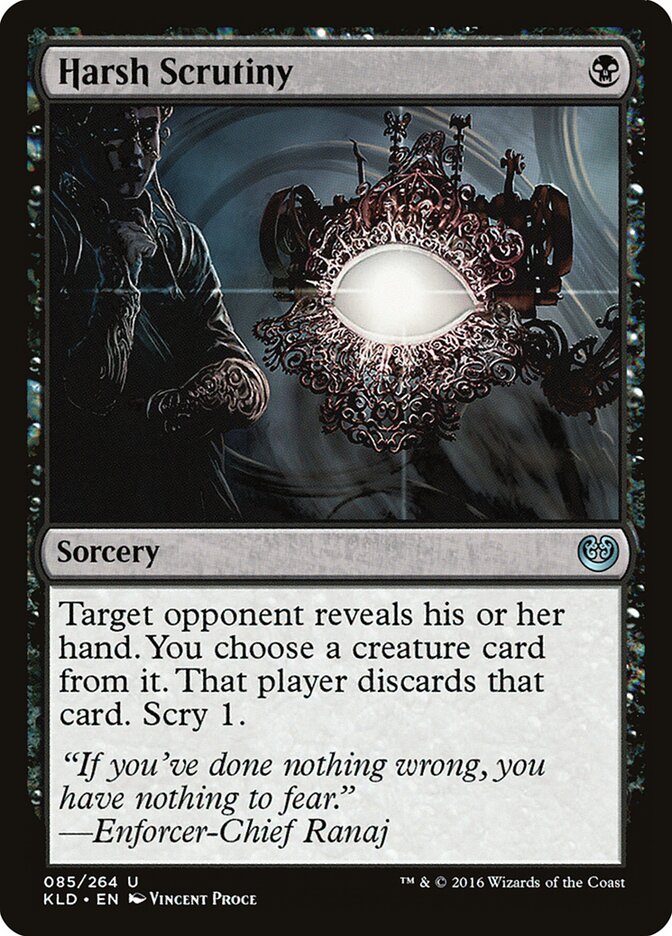 Escrutínio Rigoroso / Harsh Scrutiny - Magic: The Gathering - MoxLand