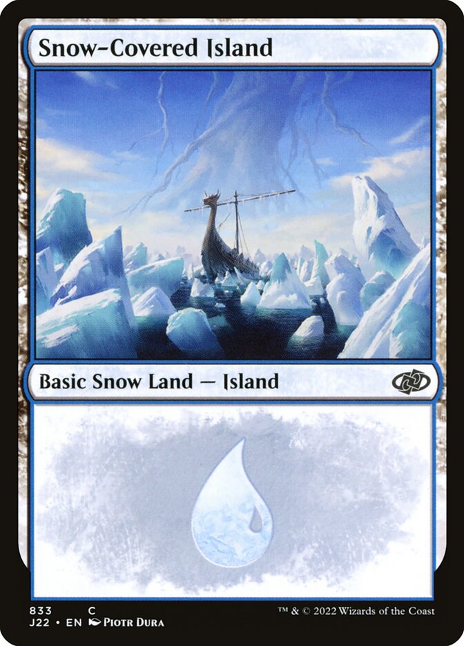Ilha Nevada / Snow-Covered Island - Magic: The Gathering - MoxLand