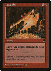 Machado de Lava / Lava Axe - Magic: The Gathering - MoxLand