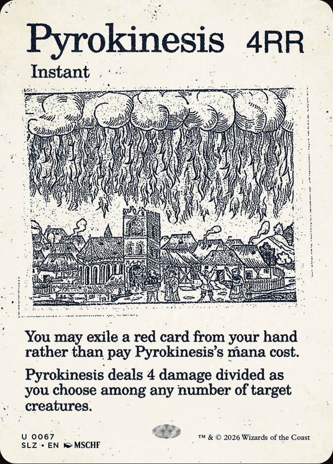 Pirocinesia / Pyrokinesis - Magic: The Gathering - MoxLand