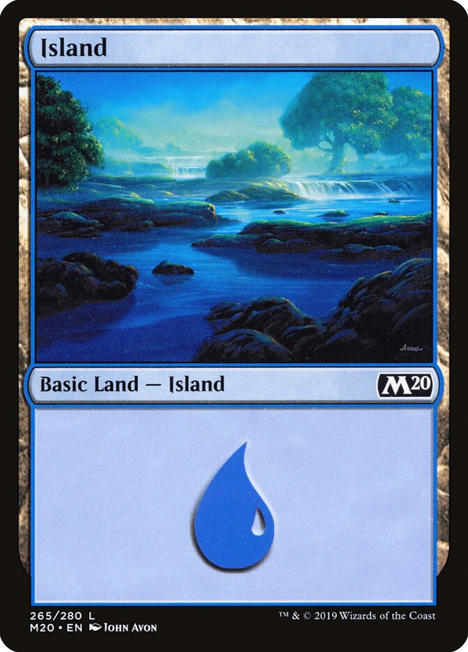 Ilha / Island - Magic: The Gathering - MoxLand