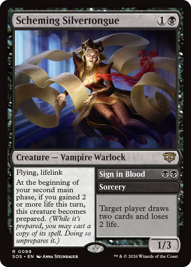 Scheming Silvertongue - Magic: The Gathering - MoxLand
