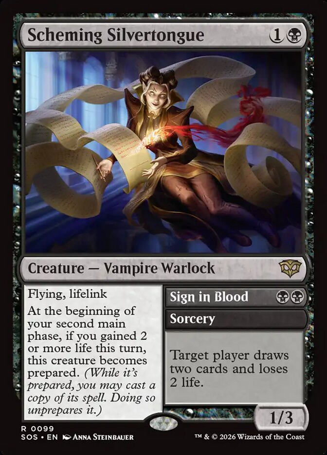 Scheming Silvertongue - Magic: The Gathering - MoxLand