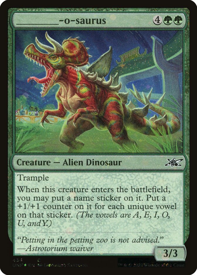 _____-o-saurus - Magic: The Gathering - MoxLand