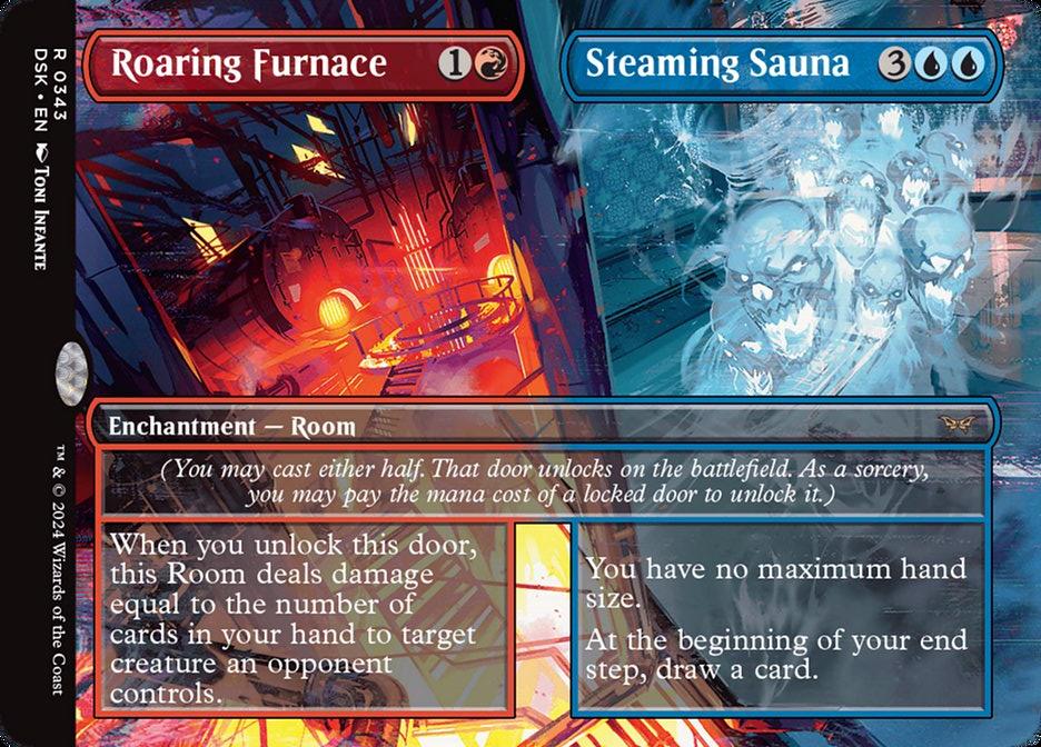 Fornalha Estrondosa / Sauna a Vapor / Roaring Furnace / Steaming Sauna - Magic: The Gathering - MoxLand