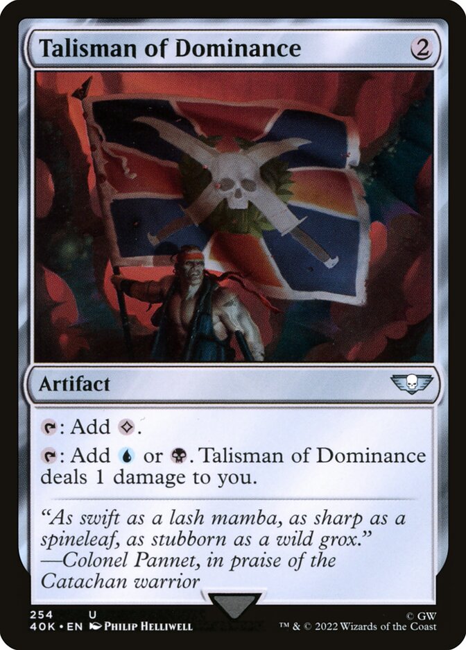 Talismã da Dominação / Talisman of Dominance - Magic: The Gathering - MoxLand