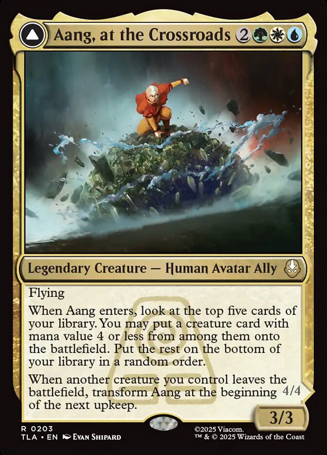 Aang na Encruzilhada / Aang, at the Crossroads - Magic: The Gathering - MoxLand