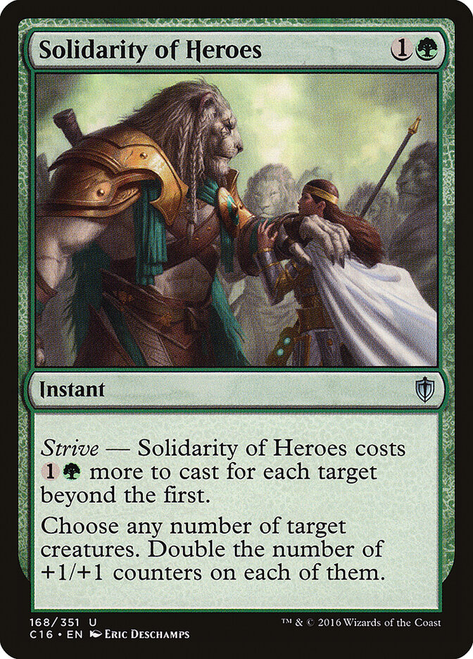 Solidariedade dos Heróis / Solidarity of Heroes - Magic: The Gathering - MoxLand