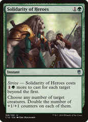 Solidariedade dos Heróis / Solidarity of Heroes - Magic: The Gathering - MoxLand