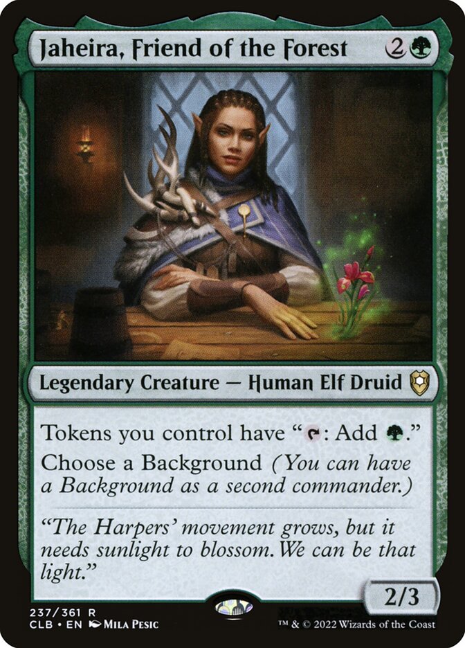 Jaheira, Amiga da Floresta / Jaheira, Friend of the Forest - Magic: The Gathering - MoxLand