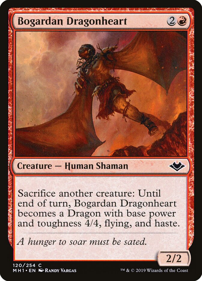 Coração Dracônico de Bogardan / Bogardan Dragonheart - Magic: The Gathering - MoxLand