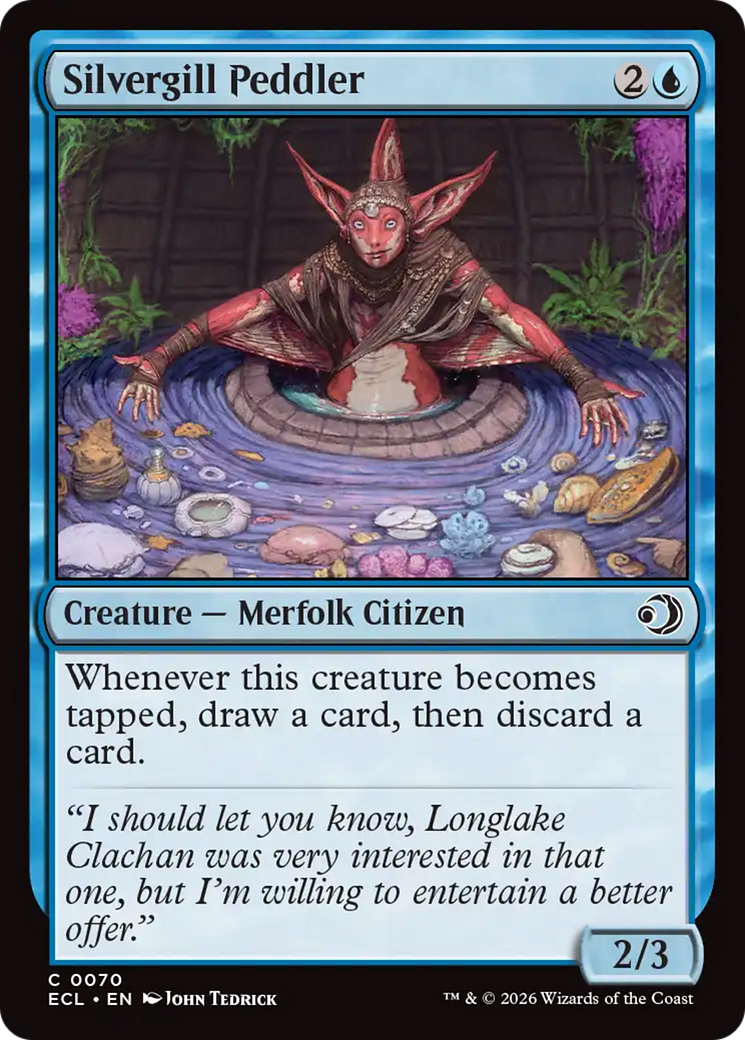 Vendedor Prateobrânquio / Silvergill Peddler - Magic: The Gathering - MoxLand