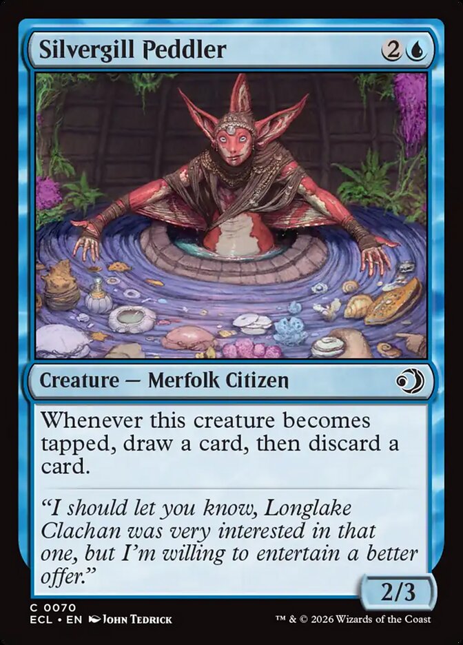 Vendedor Prateobrânquio / Silvergill Peddler - Magic: The Gathering - MoxLand