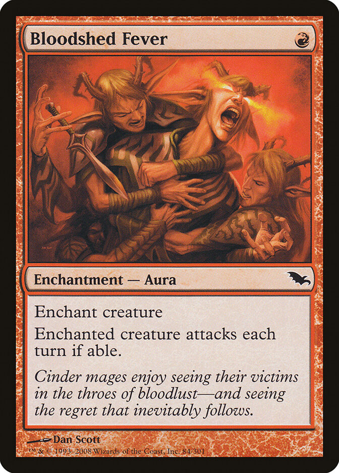 Febre Sanguinária / Bloodshed Fever - Magic: The Gathering - MoxLand
