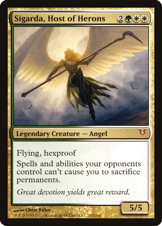 Sigarda, Hoste das Garças / Sigarda, Host of Herons - Magic: The Gathering - MoxLand