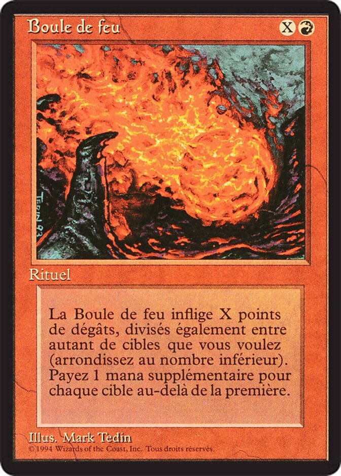 Bola de Fogo / Fireball - Magic: The Gathering - MoxLand
