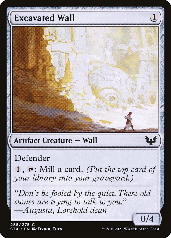 Muralha Escavada / Excavated Wall - Magic: The Gathering - MoxLand