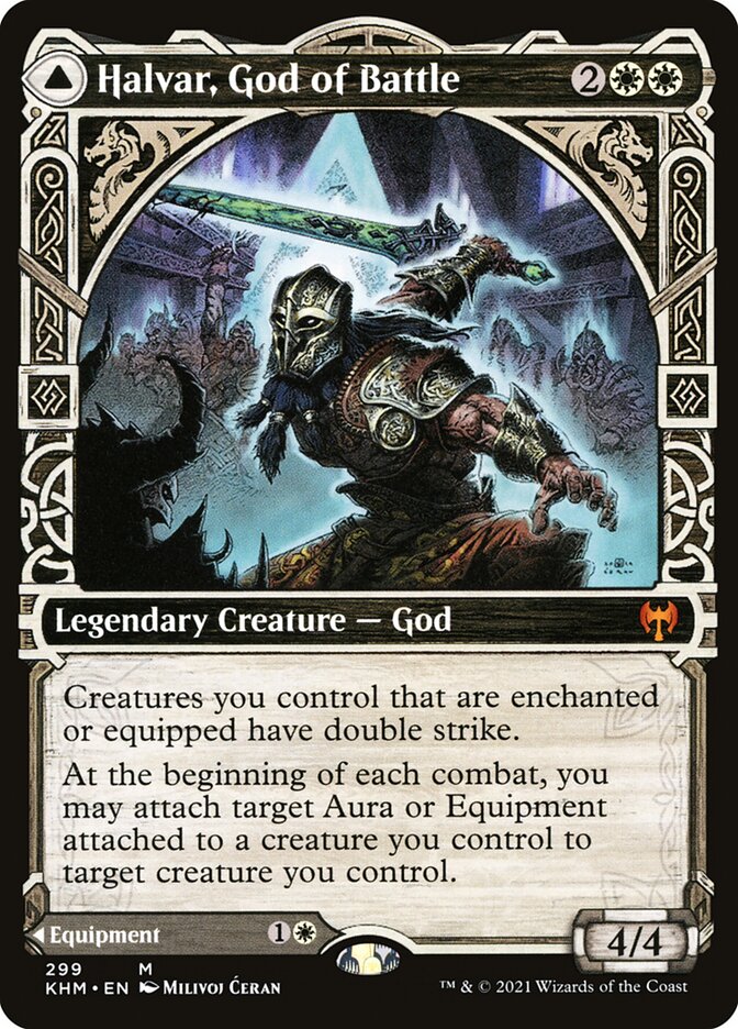 Halvar, Deus da Batalha / Halvar, God of Battle - Magic: The Gathering - MoxLand