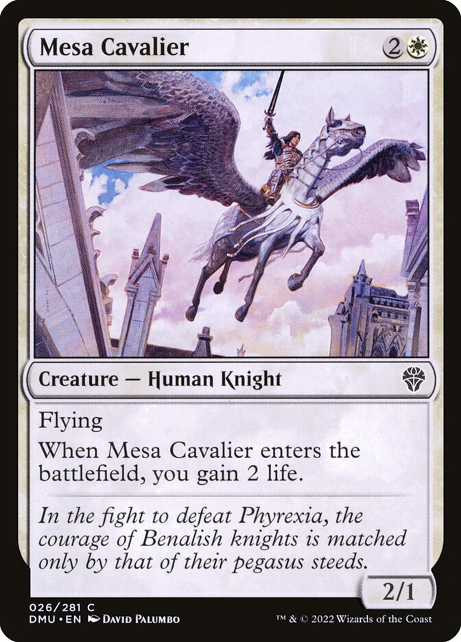 Amazona da Meseta / Mesa Cavalier - Magic: The Gathering - MoxLand