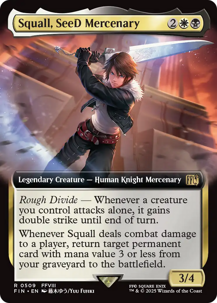Squall, Mercenário da SeeD / Squall, SeeD Mercenary - Magic: The Gathering - MoxLand
