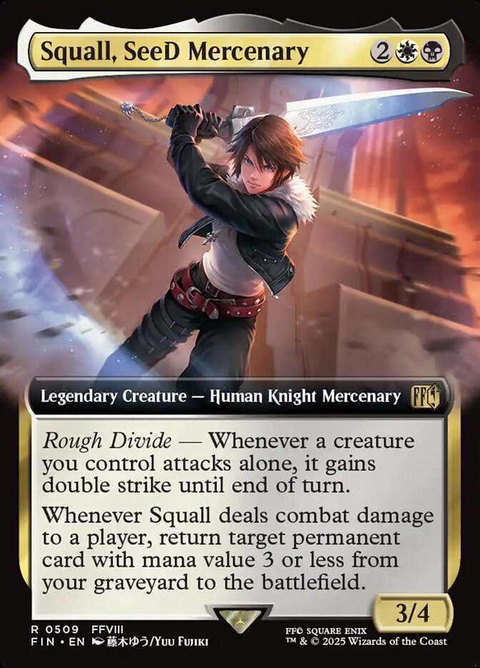 Squall, Mercenário da SeeD / Squall, SeeD Mercenary - Magic: The Gathering - MoxLand