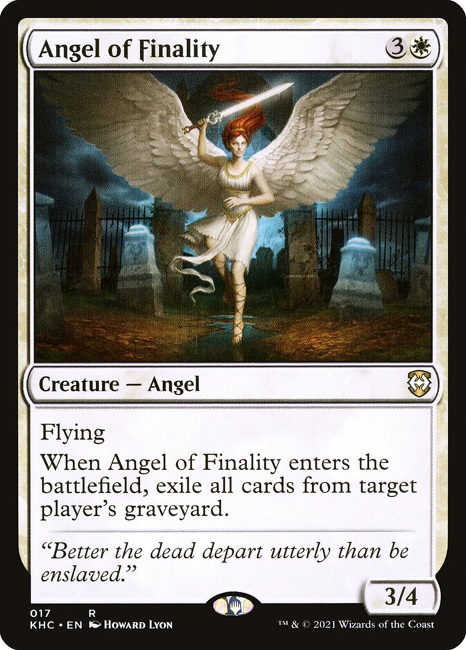 Anjo da Finalidade / Angel of Finality - Magic: The Gathering - MoxLand