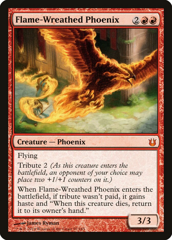Fênix do Manto Flamejante / Flame-Wreathed Phoenix - Magic: The Gathering - MoxLand