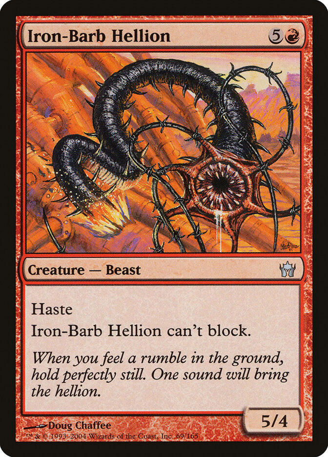Fera Avernal Ferrifarpada / Iron-Barb Hellion - Magic: The Gathering - MoxLand