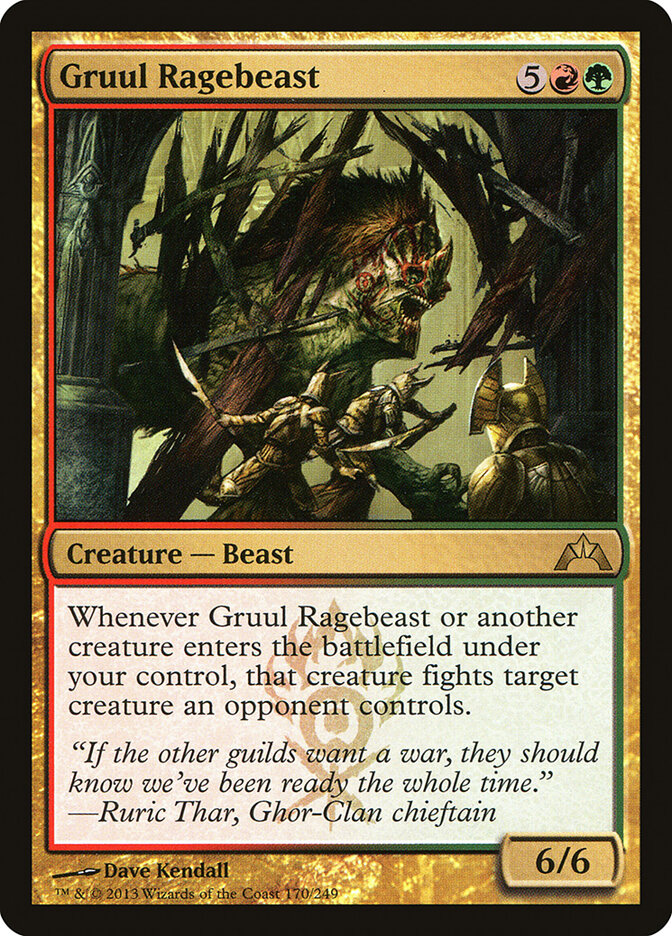 Fera Irada Gruul / Gruul Ragebeast - Magic: The Gathering - MoxLand