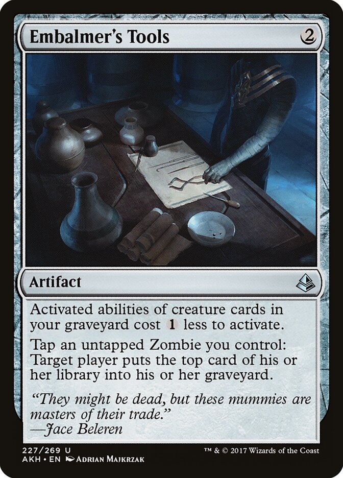 Ferramentas do Embalsamador / Embalmer's Tools - Magic: The Gathering - MoxLand