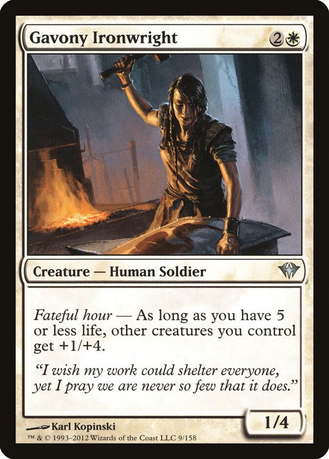 Ferreiro de Gavony / Gavony Ironwright - Magic: The Gathering - MoxLand