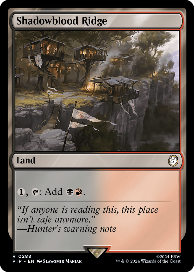 Serra de Sanguesombra / Shadowblood Ridge - Magic: The Gathering - MoxLand