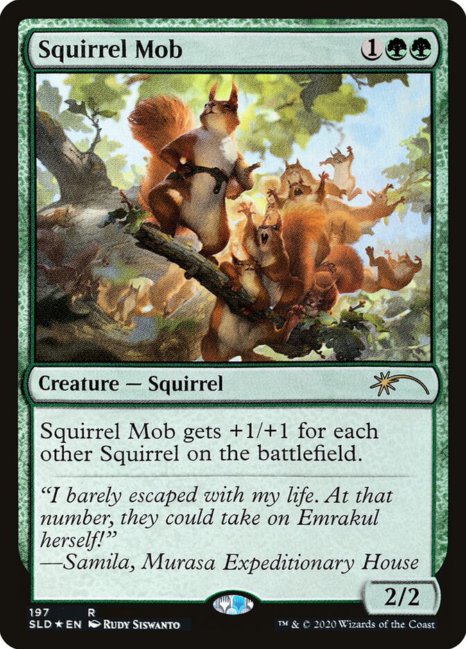 Turba de Esquilos / Squirrel Mob - Magic: The Gathering - MoxLand