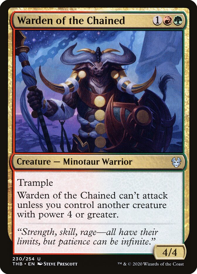 Guardiã dos Acorrentados / Warden of the Chained - Magic: The Gathering - MoxLand