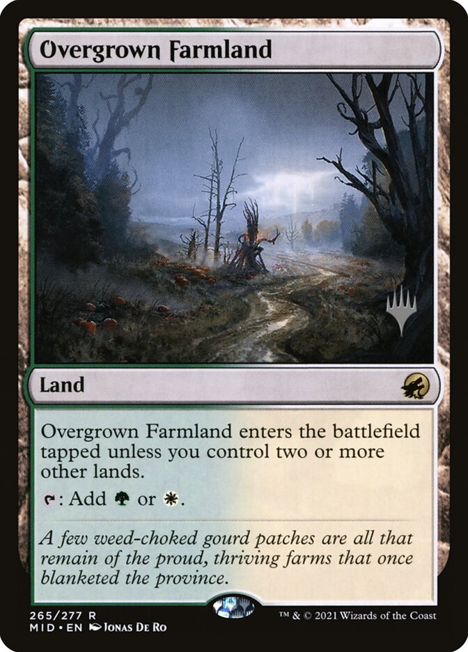 Campos Baldios / Overgrown Farmland - Magic: The Gathering - MoxLand