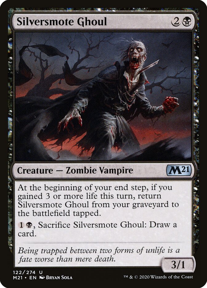 Carniçal Argentificado / Silversmote Ghoul - Magic: The Gathering - MoxLand