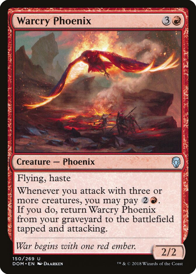 Fênix do Grito de Guerra / Warcry Phoenix - Magic: The Gathering - MoxLand