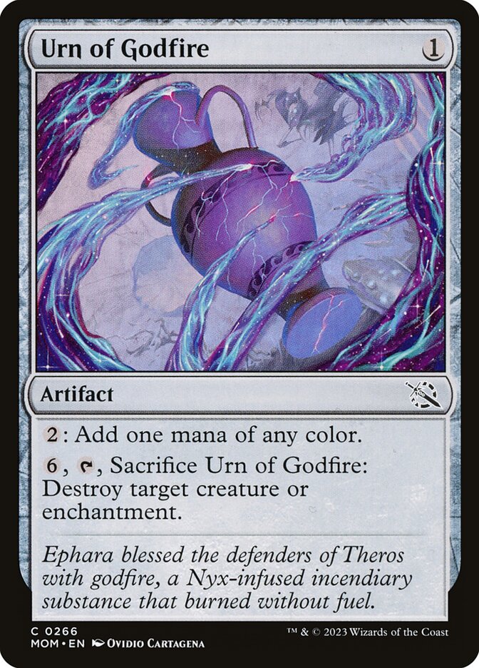 Urna de Fogo Divino / Urn of Godfire - Magic: The Gathering - MoxLand