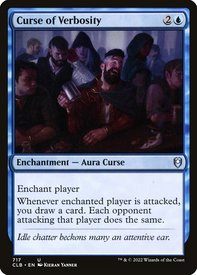 Maldição da Prolixidade / Curse of Verbosity - Magic: The Gathering - MoxLand