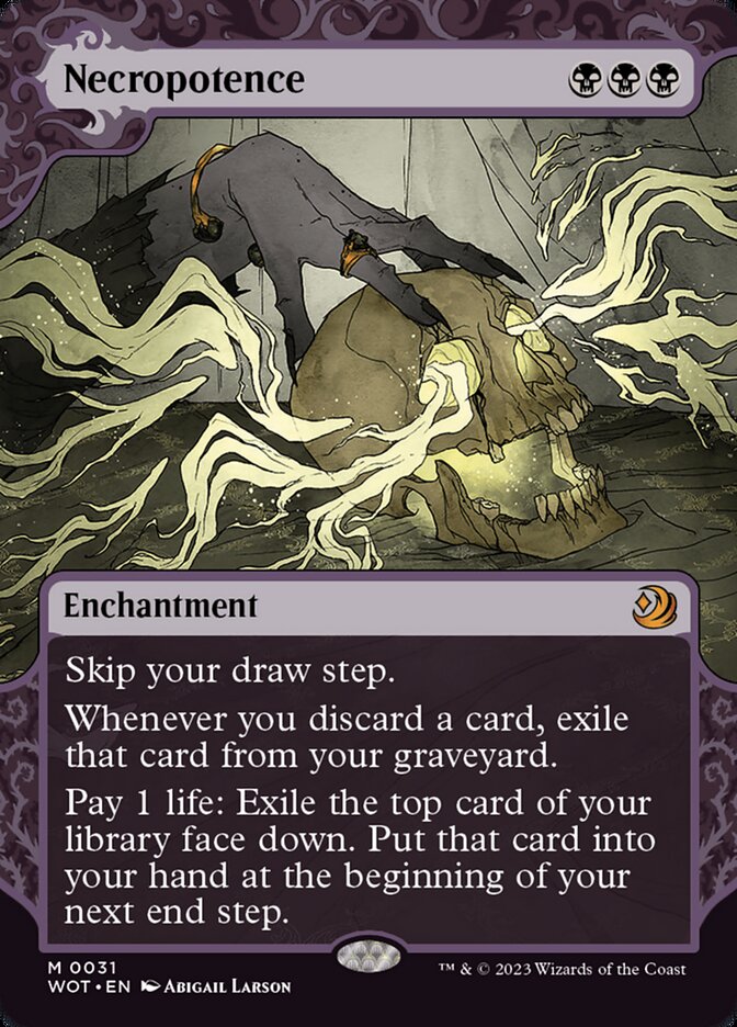 Necropotência / Necropotence - Magic: The Gathering - MoxLand