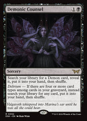 Conselho Demoníaco / Demonic Counsel - Magic: The Gathering - MoxLand