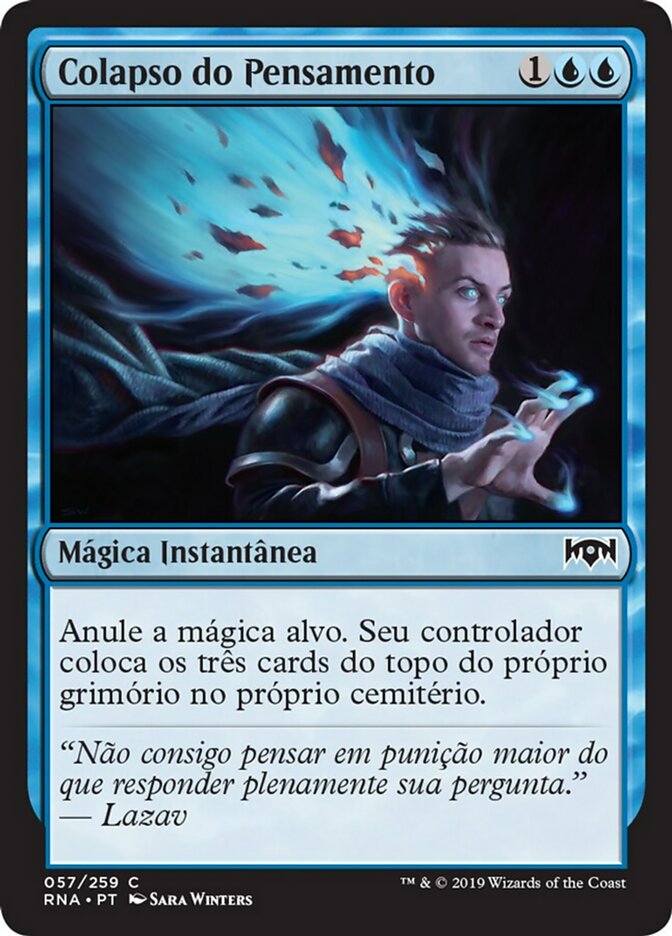 Colapso do Pensamento / Thought Collapse - Magic: The Gathering - MoxLand