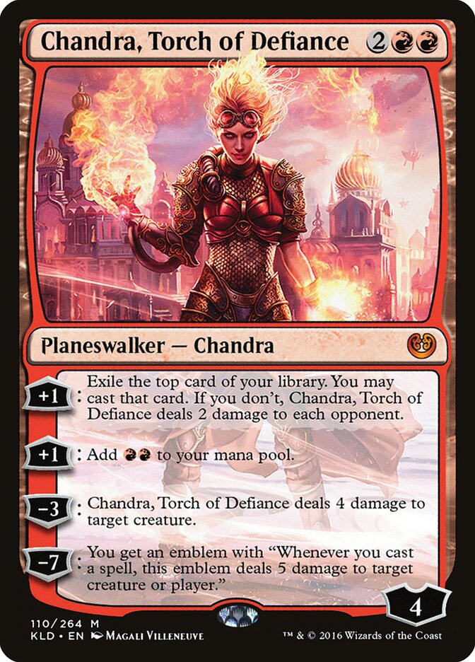 Chandra, Chama da Rebeldia / Chandra, Torch of Defiance - Magic: The Gathering - MoxLand