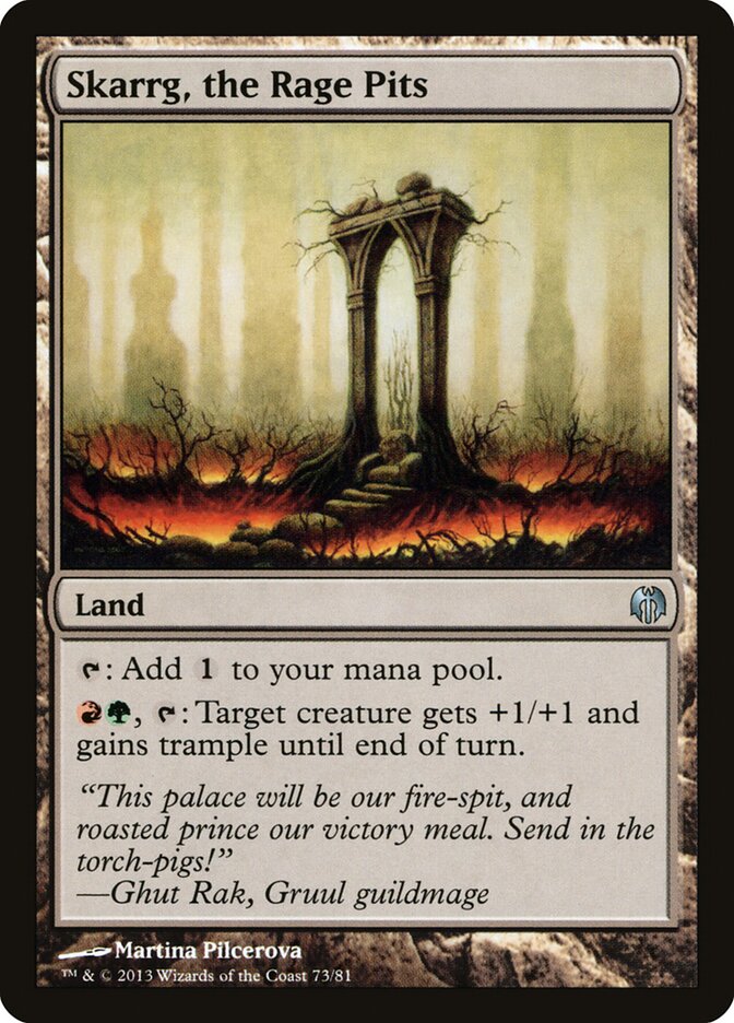 Skarrg, os Fossos de Cólera / Skarrg, the Rage Pits - Magic: The Gathering - MoxLand