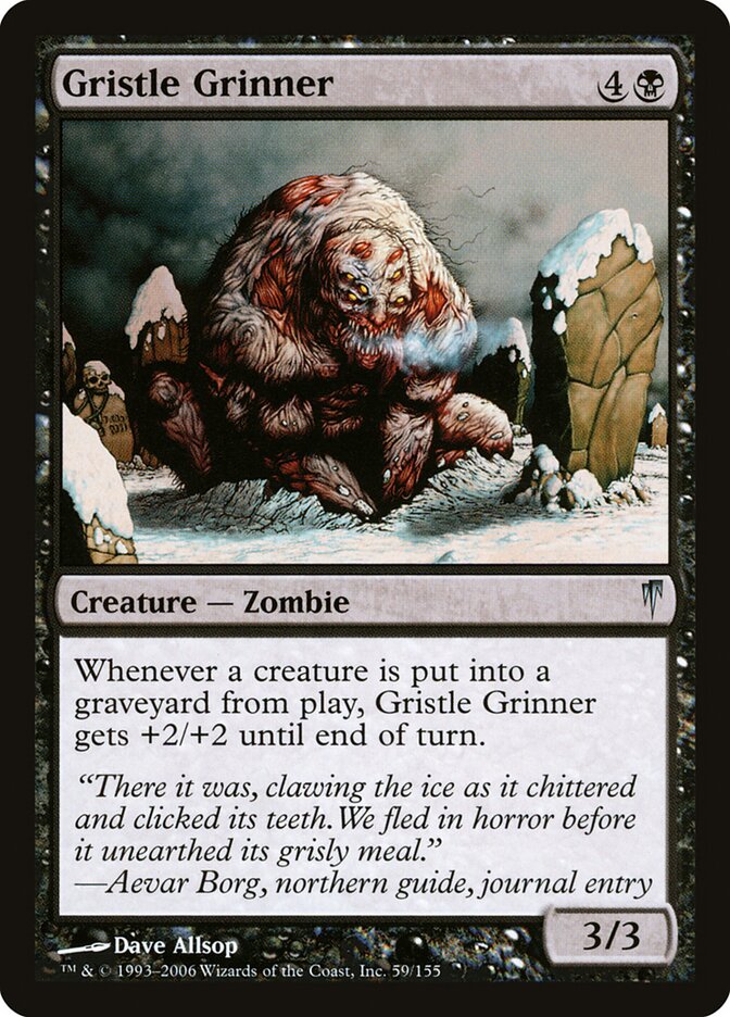 Sorriso Cartilaginoso / Gristle Grinner - Magic: The Gathering - MoxLand