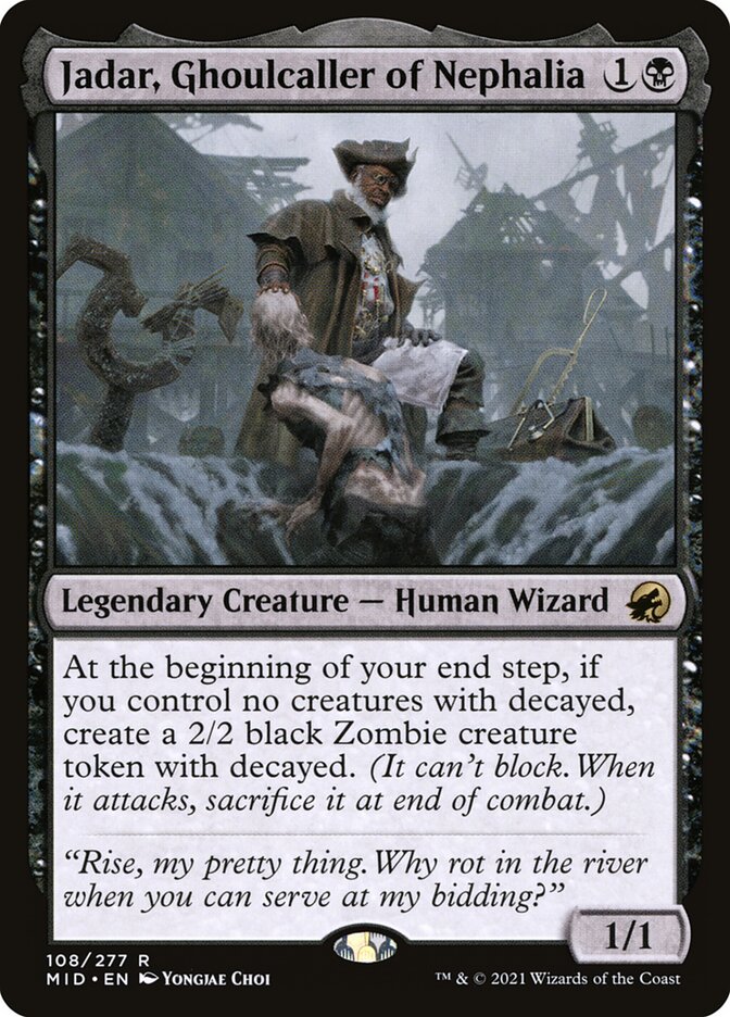 Jadar, Invocador de Carniçais de Nefália / Jadar, Ghoulcaller of Nephalia - Magic: The Gathering - MoxLand