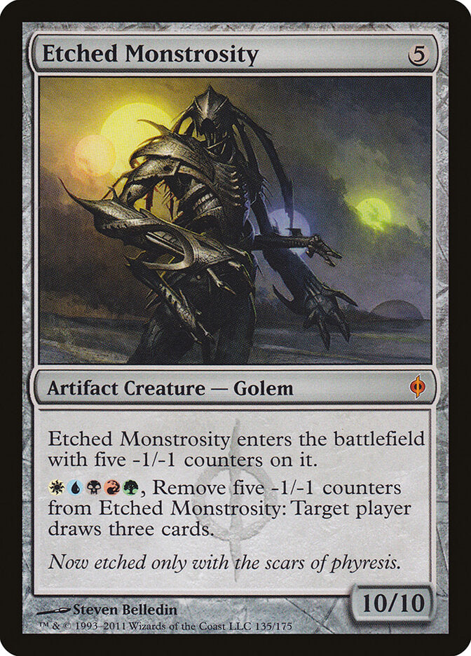 Monstruosidade Entalhada / Etched Monstrosity - Magic: The Gathering - MoxLand
