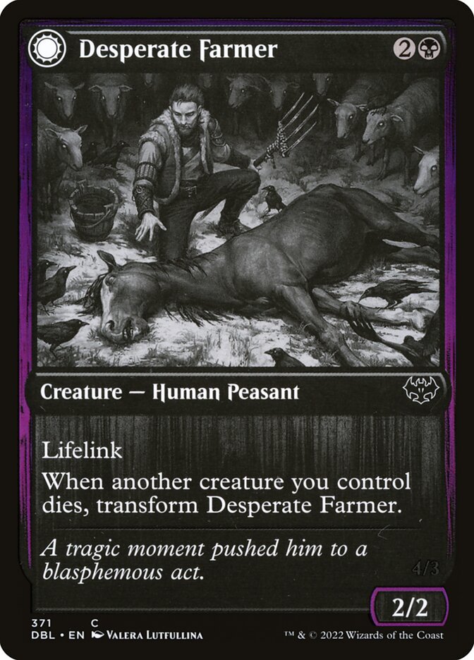 Fazendeiro Desesperado / Desperate Farmer - Magic: The Gathering - MoxLand