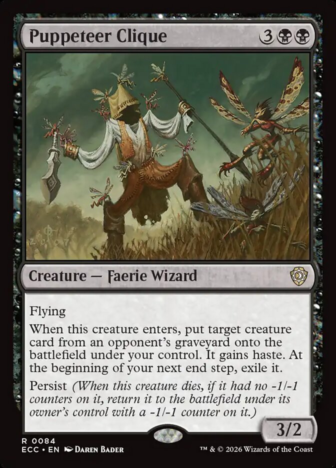 Facção Titeriteira / Puppeteer Clique - Magic: The Gathering - MoxLand